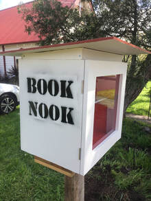Book Nook, our new street library.